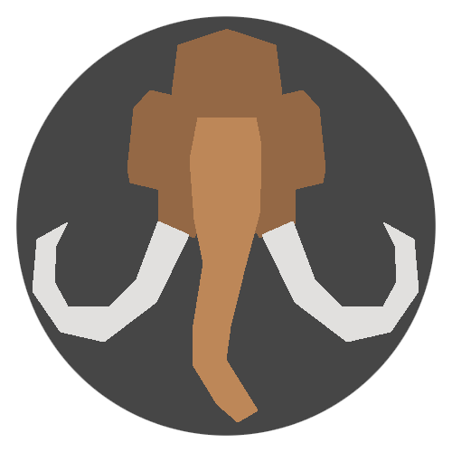 An icon of a mammoth